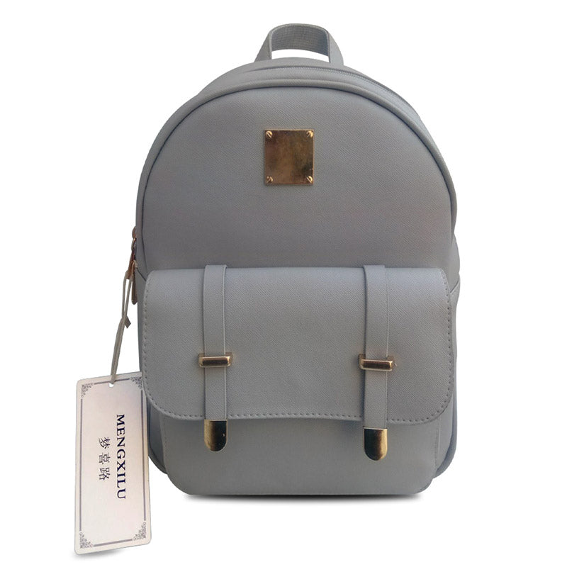 Girl's PU Leather Backpack