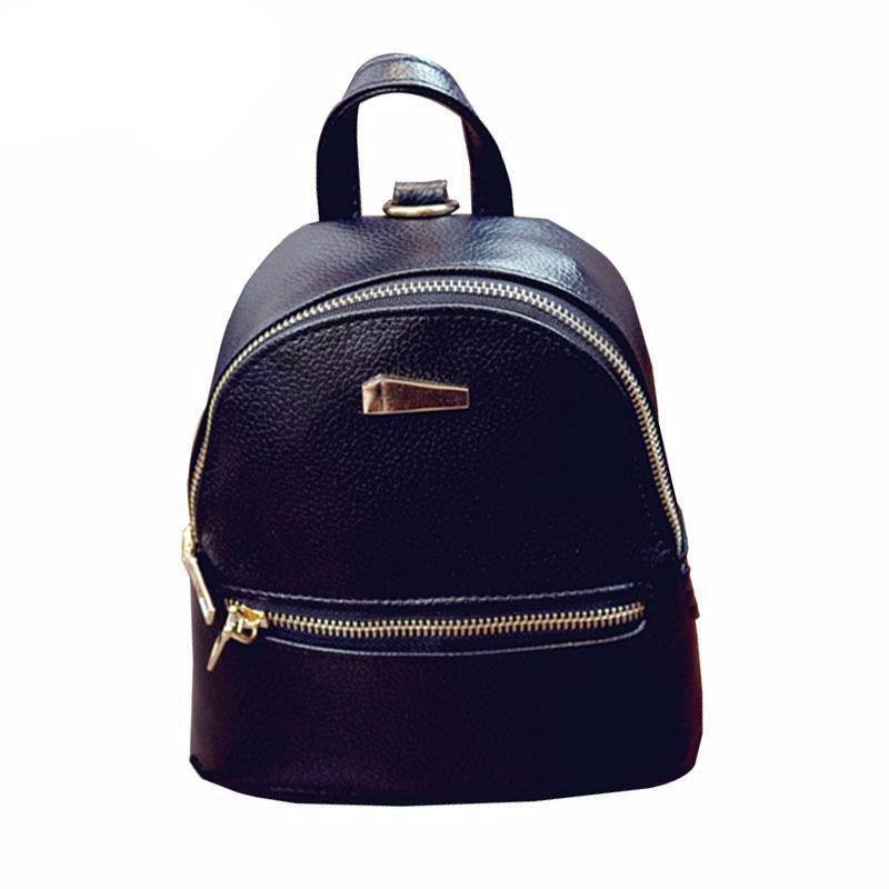 Elegant Black Women's Backpack