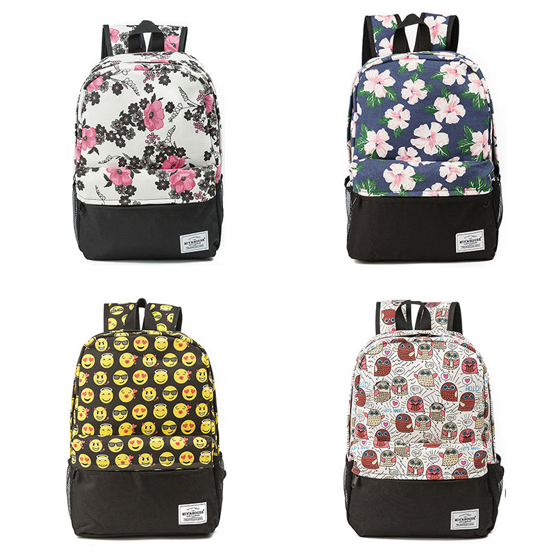 Floral Printed Backpack