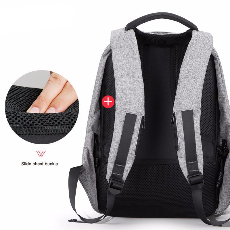 Multi-Functional USB Charging Backpack