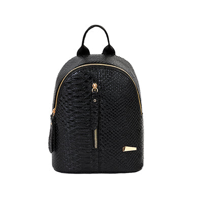 Women's Crocodile Patterned Backpack