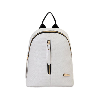 Women's Crocodile Patterned Backpack